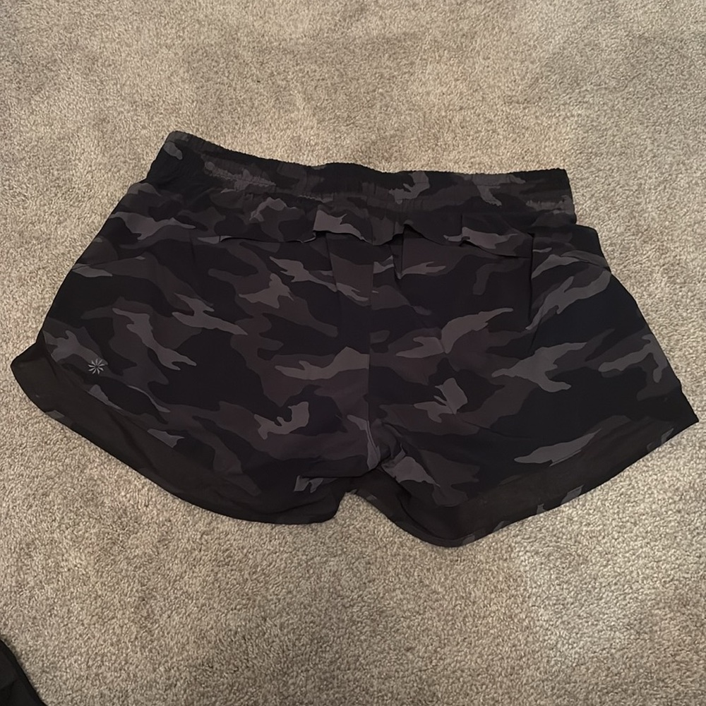 Black Camo Athlets 4 Inch Shorts - Picture 2 of 2